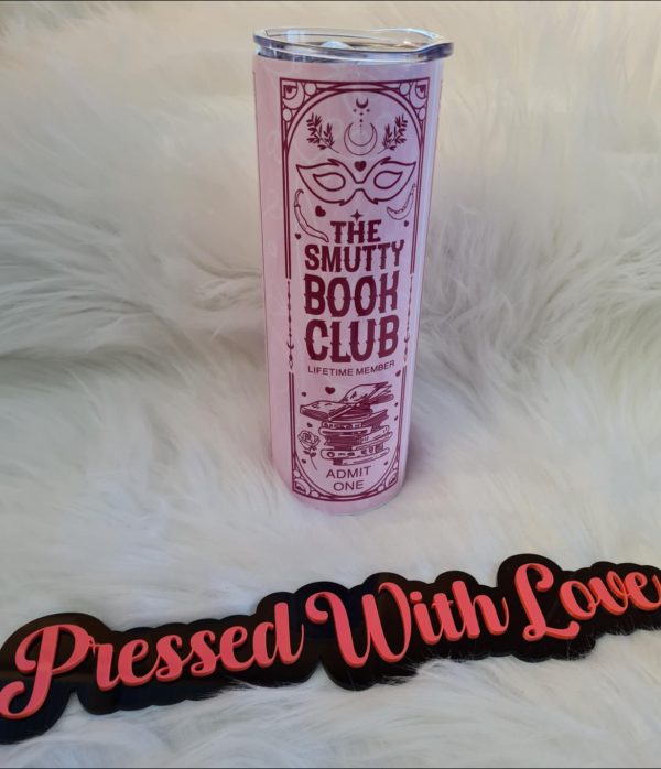 Smutty Book Club 20oz Stainless Steel Tumbler