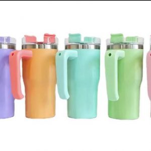 20oz Stainless Steel Handled Tumbler