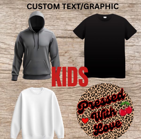 Kids Custom Text/Graphic Item