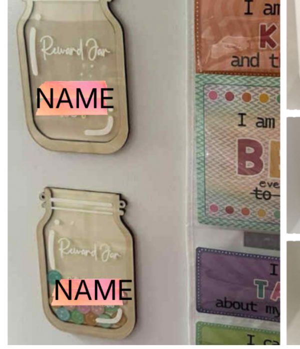 Personalised Reward Jars