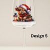 Christmas Cow Wine Glass - Image 5