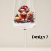 Christmas Cow Wine Glass - Image 7