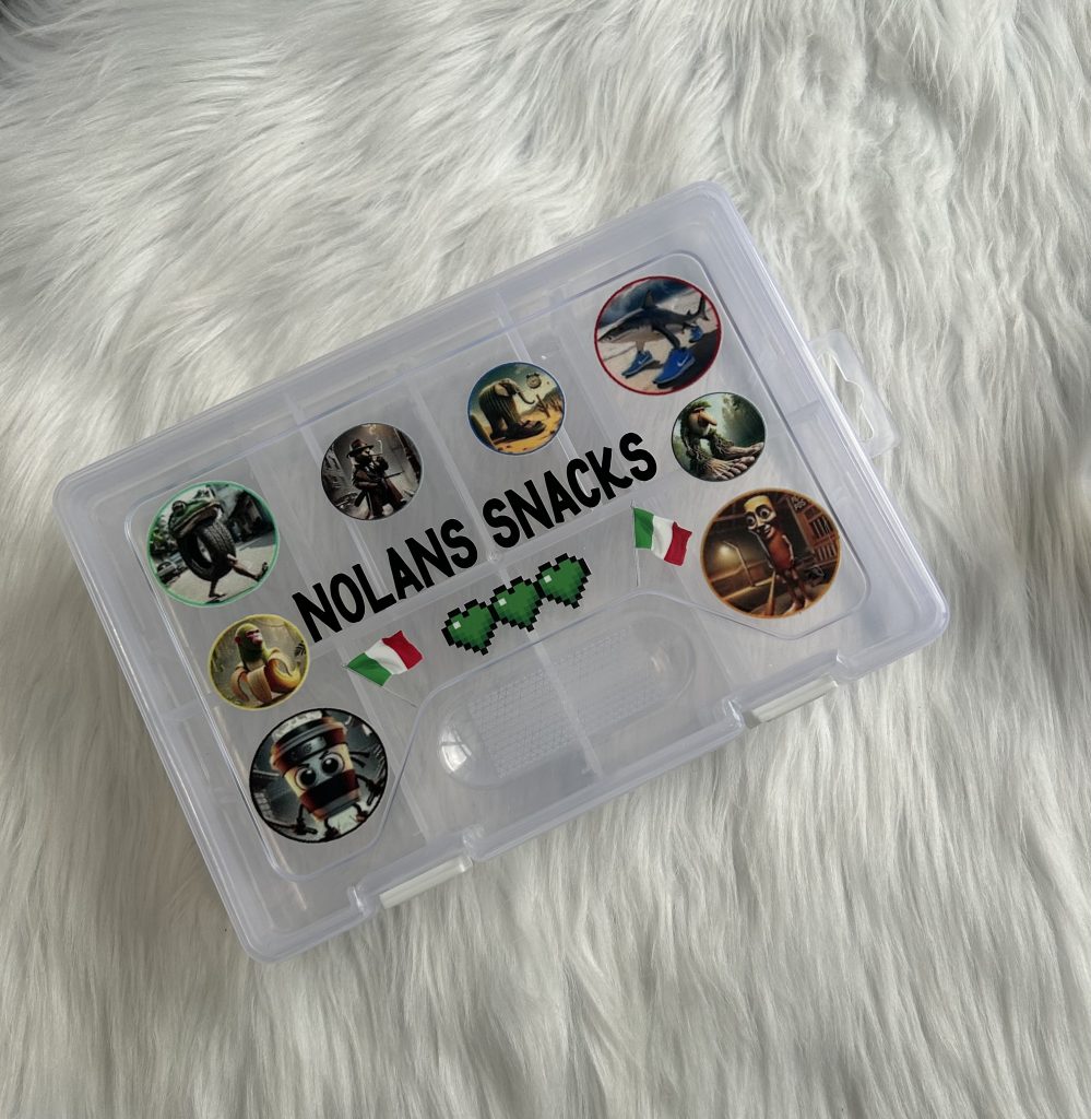 Personalised Compartment Snack Box